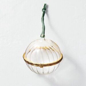 Hinged Ribbed Glass Christmas Tree Ornament - Hearth & Hand with Magnolia-2025